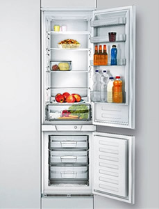 indesit 意黛喜嵌入式双门冰箱
