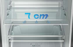 indesit冰箱细节 滑动系统