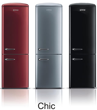 gorenje retro chic双门复古冰箱