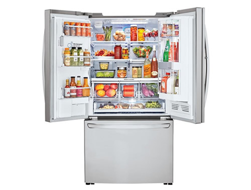 倍科BEKO全新法式三门冰箱可保鲜30天的水果和蔬菜